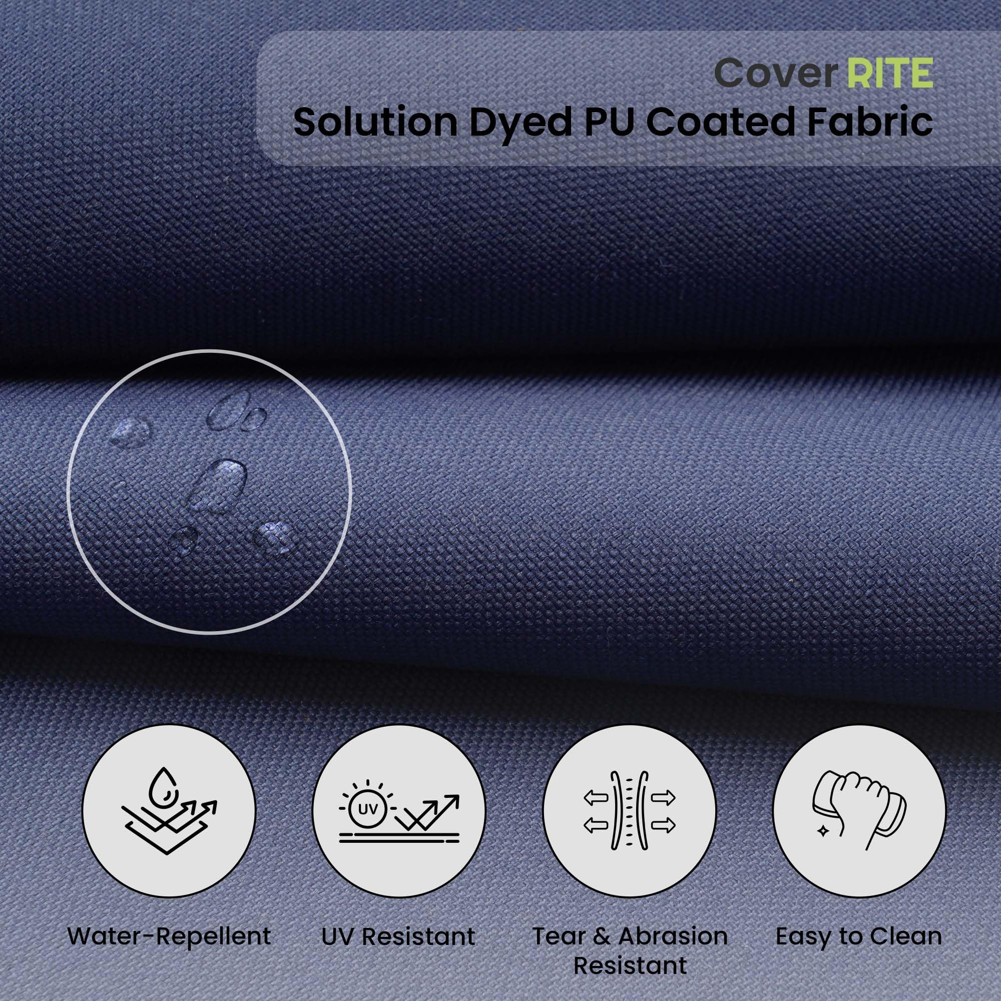 Covers & All CoverRite Loveseat Sofa Cushion, 600 Denier, Foam Seat and Poly Fill Back, Tear, Abrasion and Fade Resistant for Outdoor Loveseat Sofa - Image 4