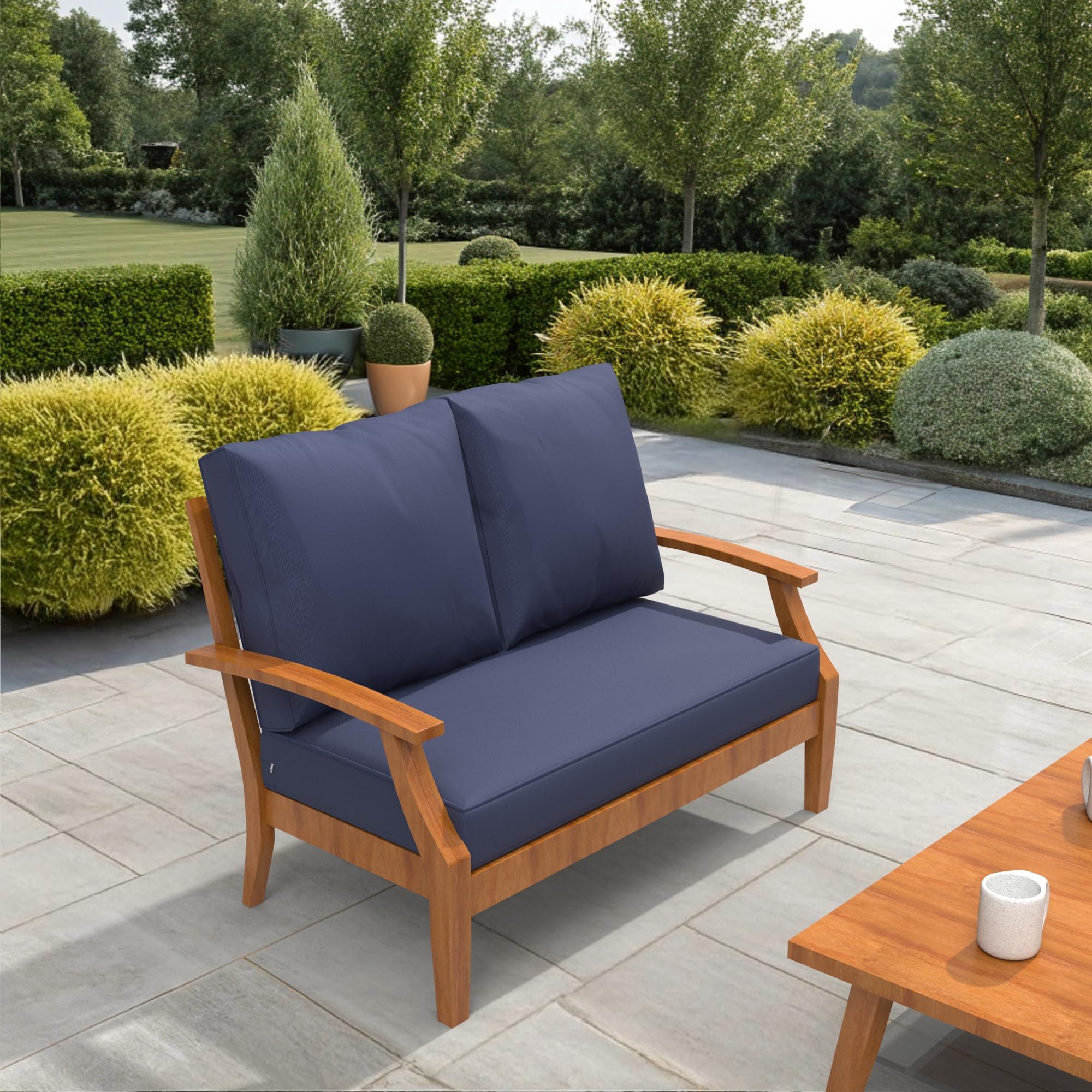 Covers & All CoverRite Loveseat Sofa Cushion, 600 Denier, Foam Seat and Poly Fill Back, Tear, Abrasion and Fade Resistant for Outdoor Loveseat Sofa - Image 7