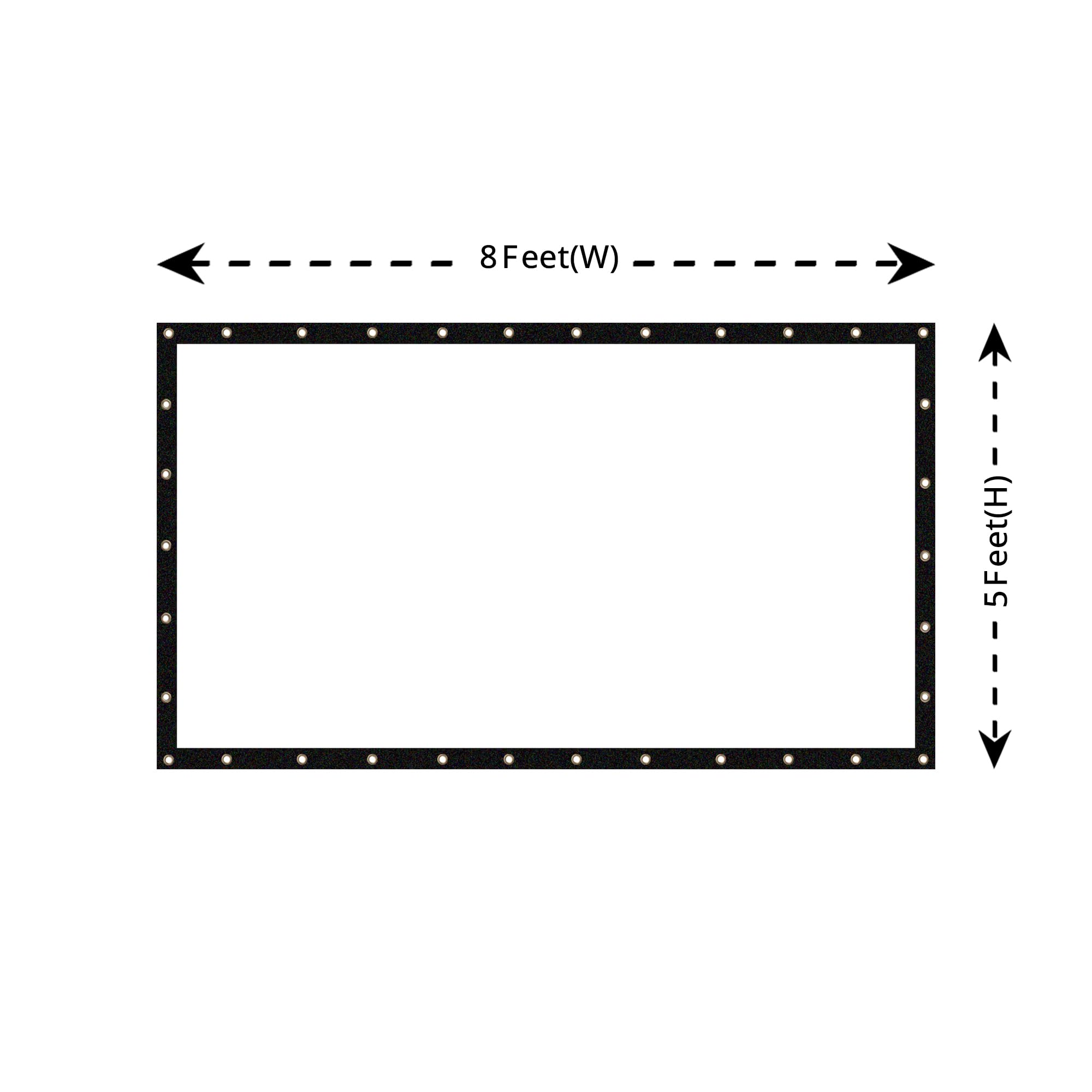 Covers & All Heavy Duty Clear Vinyl Tarp – 20 Mil Waterproof Clear Tarp with Grommets for Patio, Porch, Gazebo, Greenhouse & Chicken Coop (5 x 8 ft) - Image 8