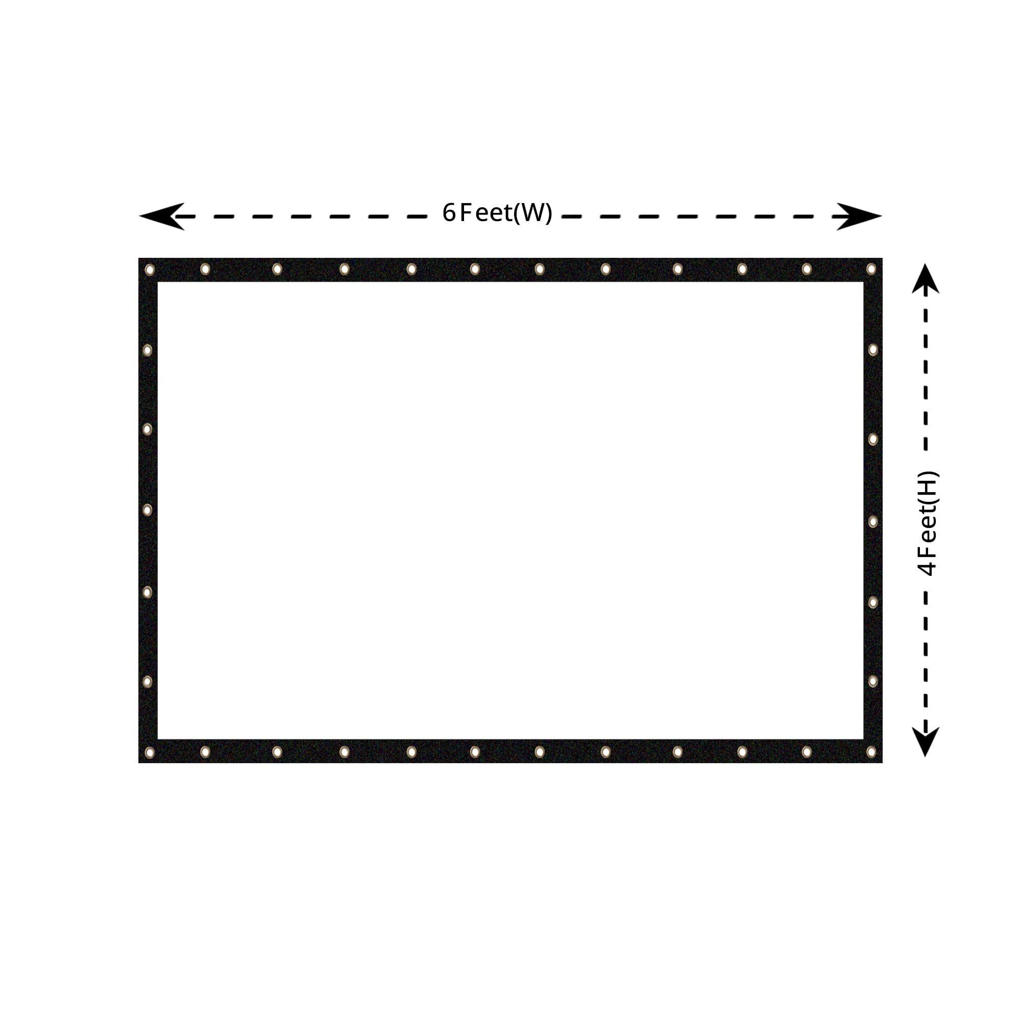 Covers & All Heavy Duty Clear Vinyl Tarp – 20 Mil Waterproof Clear Tarp with Grommets for Patio, Porch, Gazebo, Greenhouse & Chicken Coop (4 x 6 ft) - Image 8