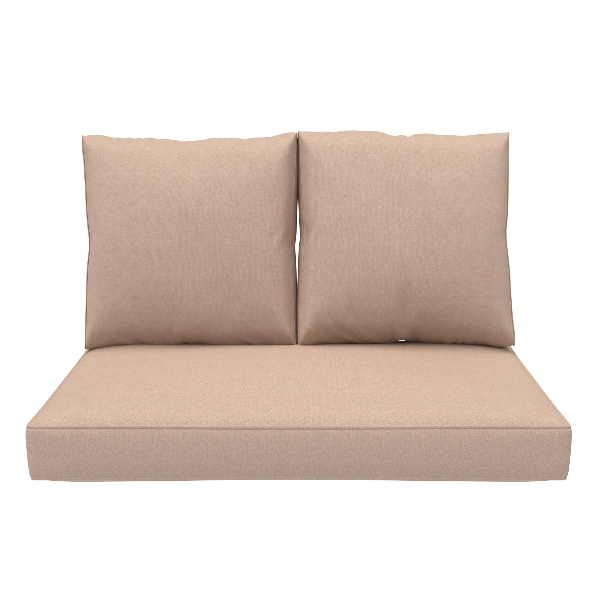 Covers & All Olefin Loveseat Cushion, Foam Seat and Polyfill Back, 420 Denier Supportive Patio Cushions for Outdoor Furniture, Water and Resistant for Patio Loveseat - Image 6