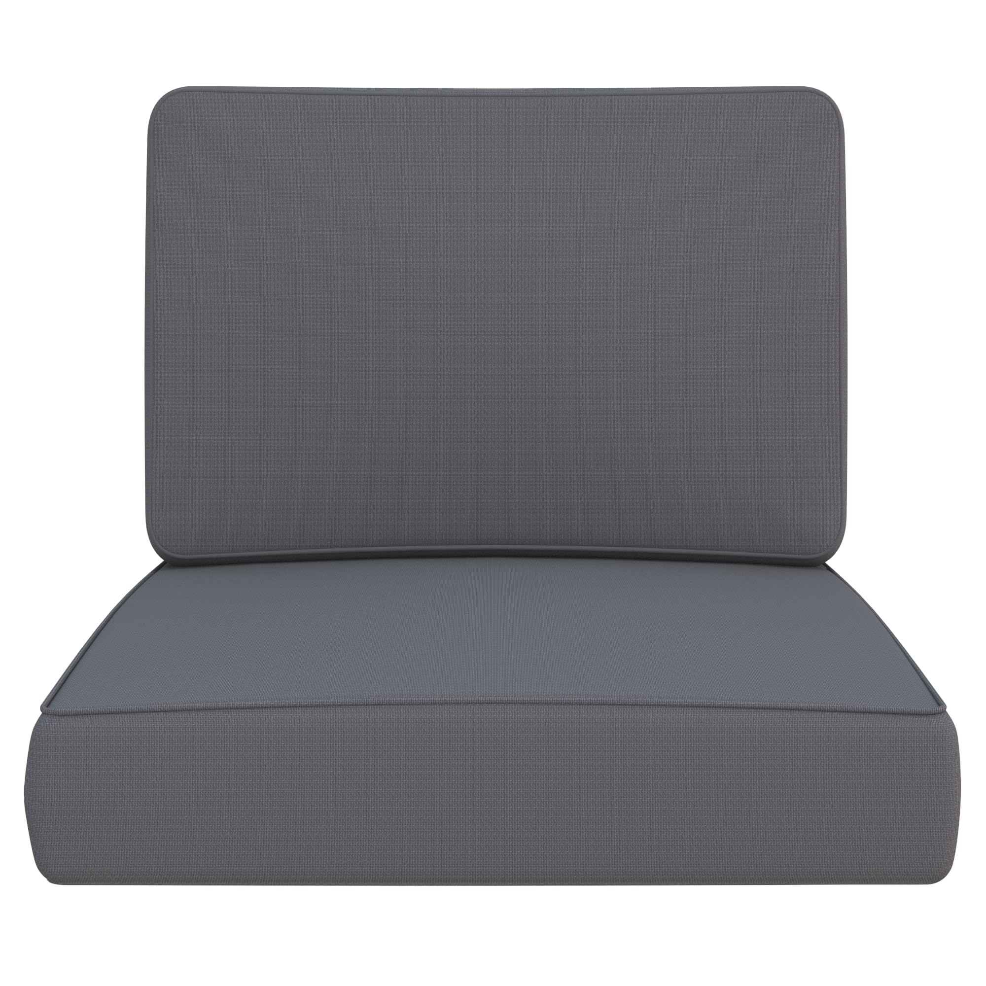 Covers & All Outdoor Deep Seat Cushion for Patio Furniture, 25 x 25.5 x 5 Inch High-Density Foam Patio Chair Cushion with Water-Repellent & UV-Resistant, Tear-Resistant Seat & Back Cushion Set of 1 - Image 7