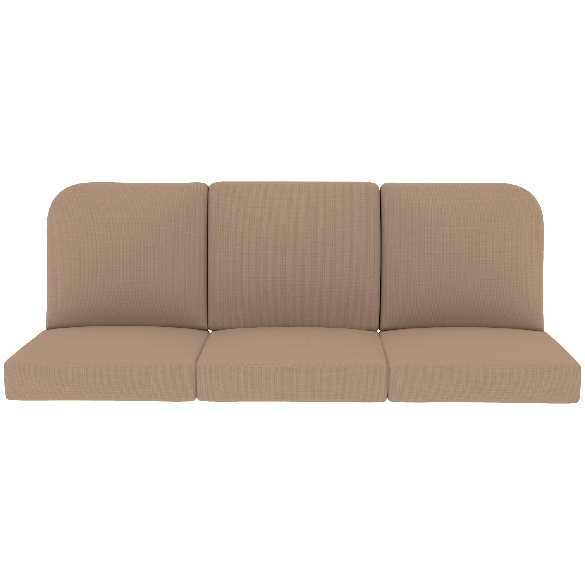 Covers & All Outdoor Deep Seat Cushion Set of 3, 22 x 24 Inch Patio Chair Cushions with Water-Repellent & UV-Resistant Cover, Lightweight & Tear-Resistant Seat & Back Cushions for Patio Furniture - Image 7