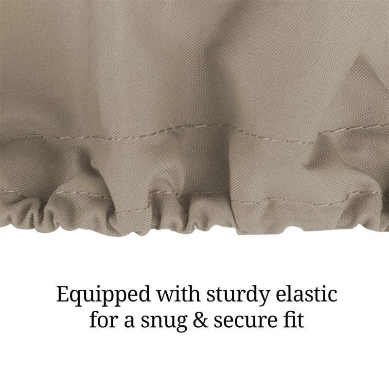 Covers & All Rectangle Table Top Cover, 12 Oz Waterproof UV & Weather Resistant Patio Table Cover, Outdoor Table Cover for Patio Furniture (75" L x 40" W x 5" H, Beige) - Image 4