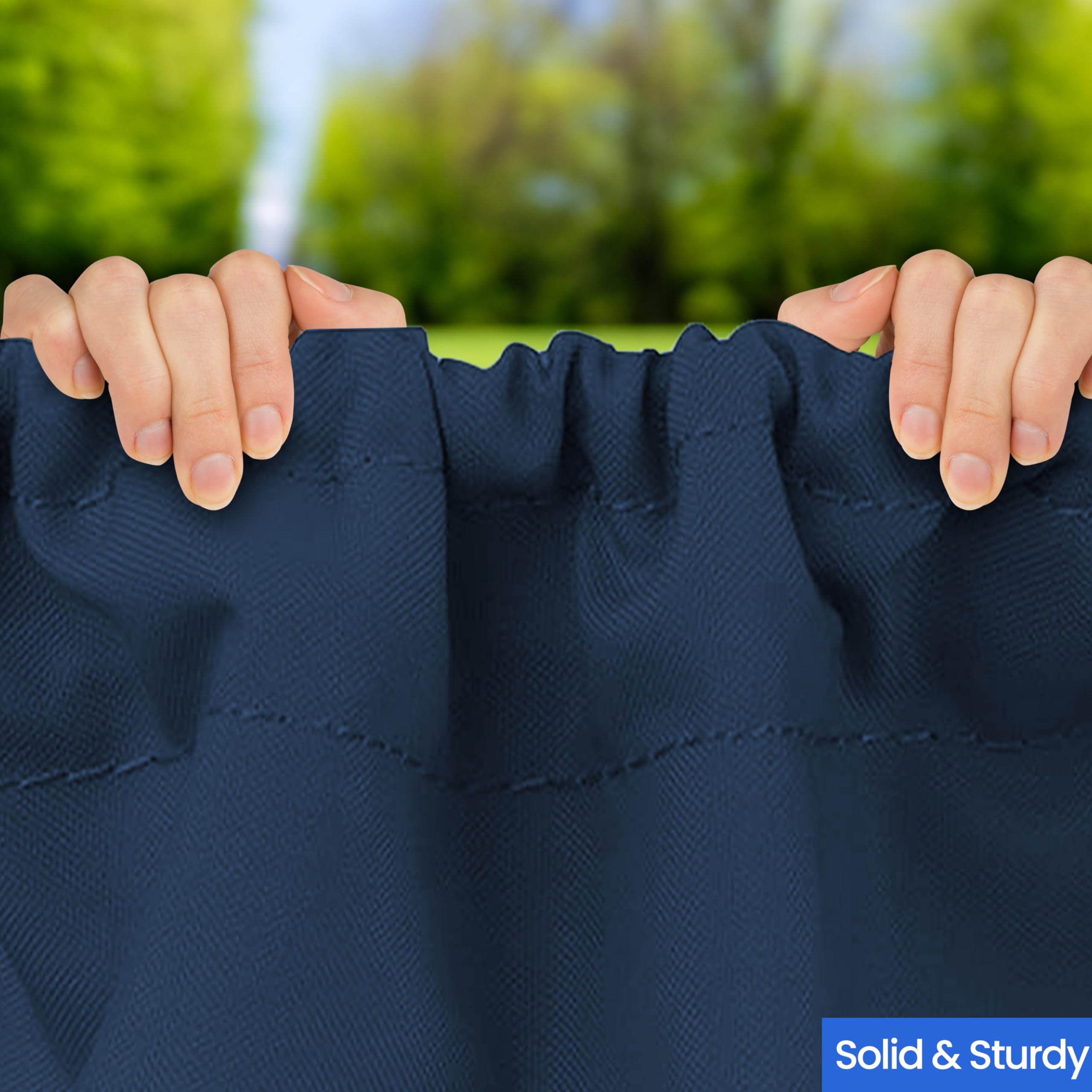 Covers & All Square Table Top Cover, 12 Oz Waterproof UV & Weather Resistant Patio Table Cover, Outdoor Table Cover for Patio Outdoor Furniture & Coffee Table (42" L x 42" W x 6" H, Blue) - Image 4