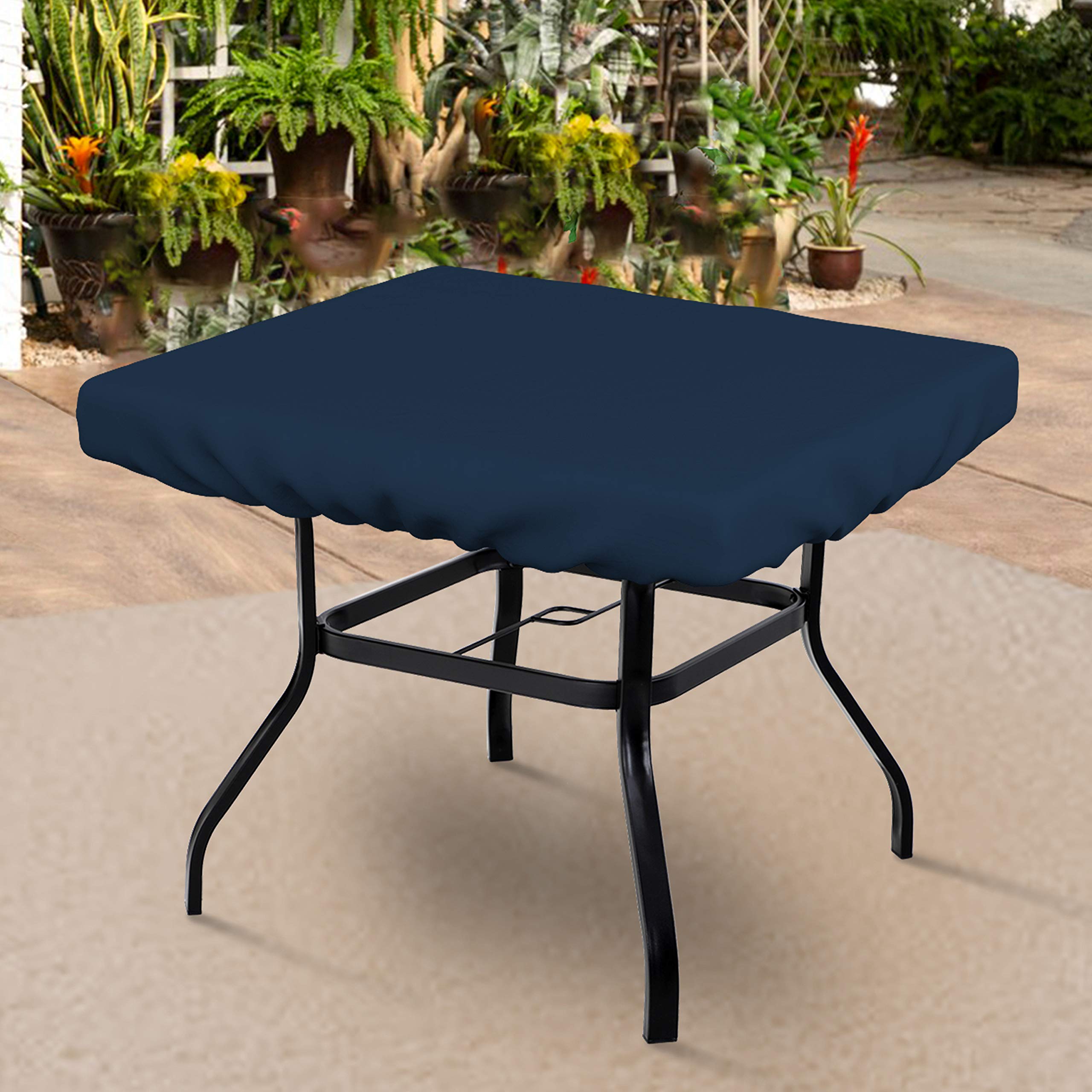 Covers & All Square Table Top Cover, 12 Oz Waterproof UV & Weather Resistant Patio Table Cover, Outdoor Table Cover for Patio Outdoor Furniture & Coffee Table (42" L x 42" W x 6" H, Blue) - Image 5