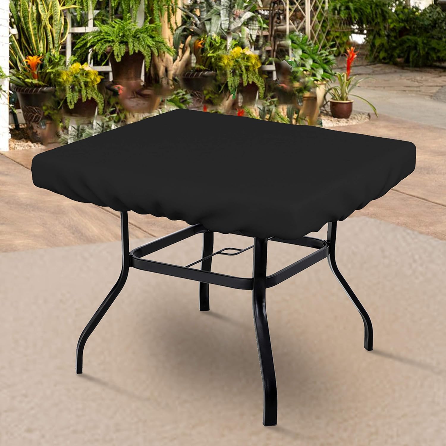 Covers & All Square Table Top Cover, 18 Oz Heavy Duty Waterproof UV & Weather Resistant Patio Table Cover, Outdoor Table Cover for Patio Outdoor Furniture & Coffee Table (36" L x 36" W x 6" H, Black) - Image 5