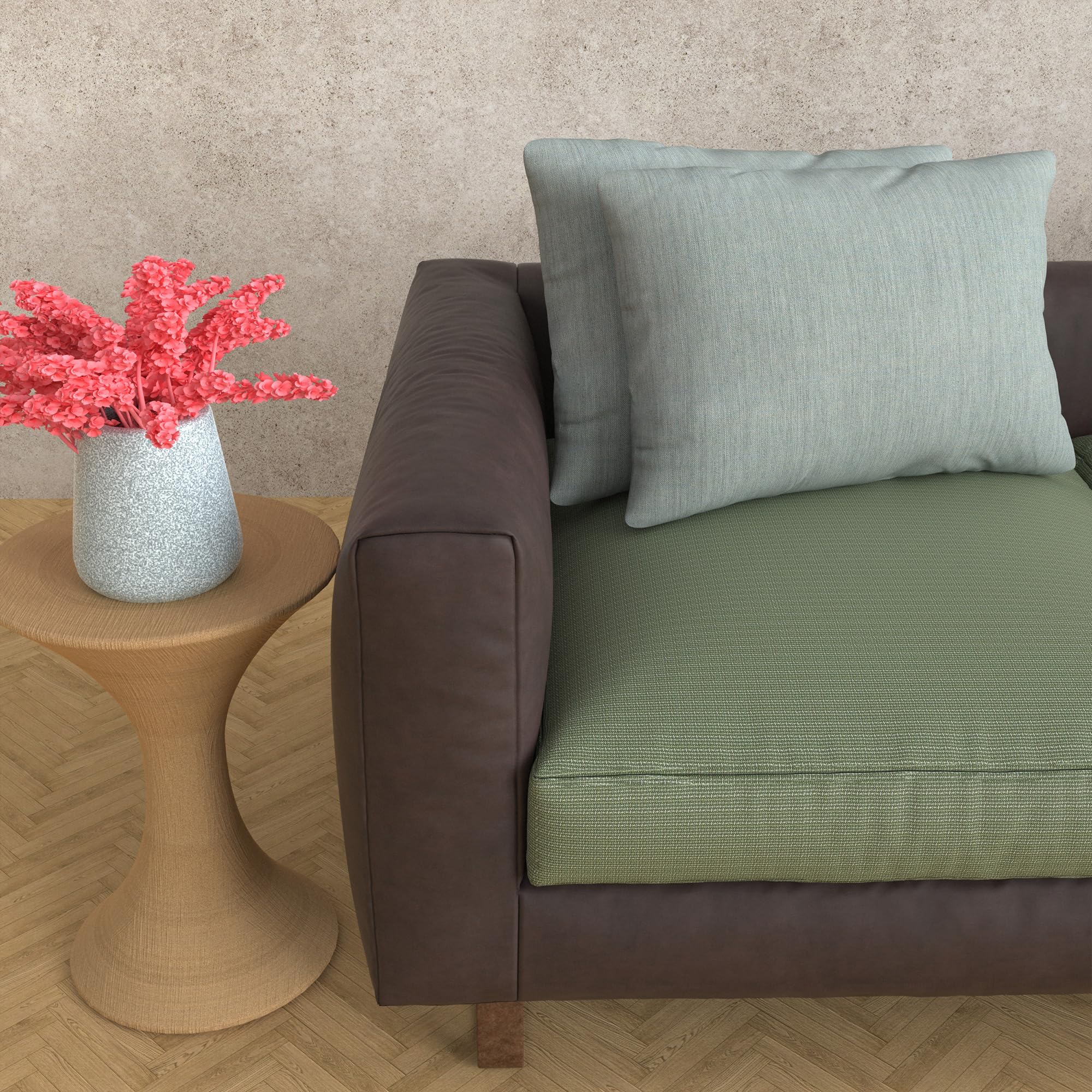 Covers & All Sunbrellla Outdoor Pillows for Patio Furniture, UV Fade Resistant & Waterproof Outdoor Sunbrella Lumbar Pillows, Set of 2 Inserts & Covers for Patios, Decks and Porches (Cast Mist) - Image 6