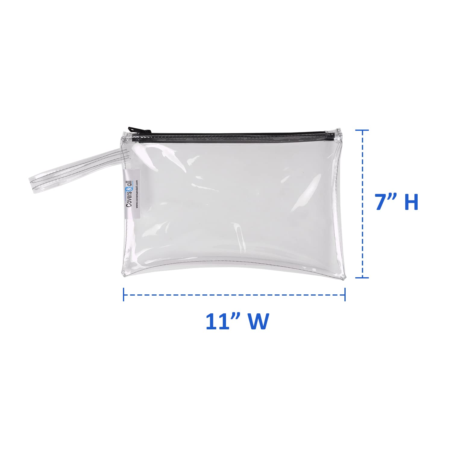 Covers & all Tool Bag Heavy Duty Waterproof Pouch with Sturdy Zipper, Utility Multipurpose for Tools Bank deposit Storage Makeup - Image 3