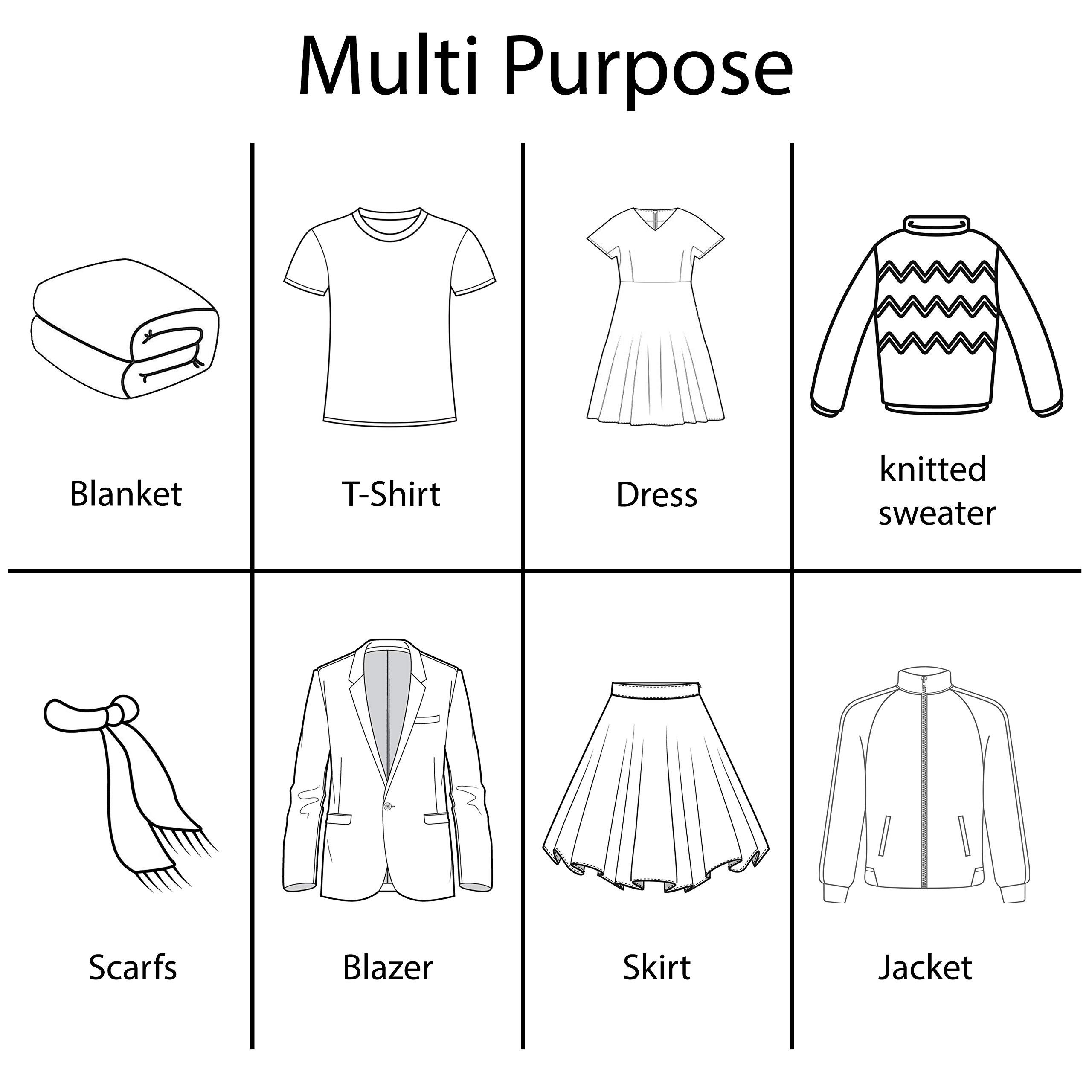 Storage Bag Organizer 12 Oz Pack of 1 - Large Storage Bag with Clear Window & Handle for Clothes, Blankets, Bedrooms & More - Home Organizer Storage Bag Container (18" W x 13" D x 8" H, Blue) - Image 7